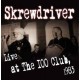 Skrewdriver  ‎– Live At The 100 Club, 1983  - CD