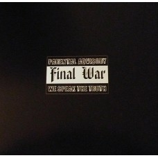 Final War - We Speak The Truth  -  Black  Vinyl - LP 